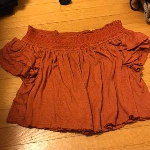 Off the shoulder free people top